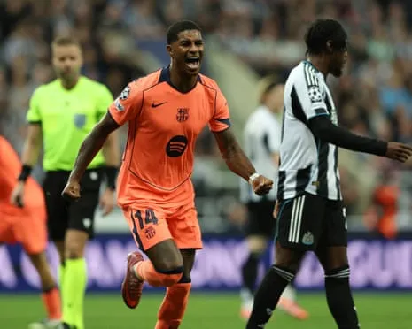 Marcus Rashford's Double Quiets Newcastle's Celebrations and Seals Barcelona's Triumph