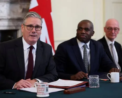 Keir Starmer Leads Cabinet Meeting As Increasing Tensions After Resignation of Senior Adviser