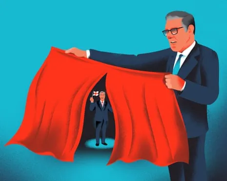 It has Come to This: Keir Starmer Now Serves as Merely the Opening Act for Reform UK's Leader
