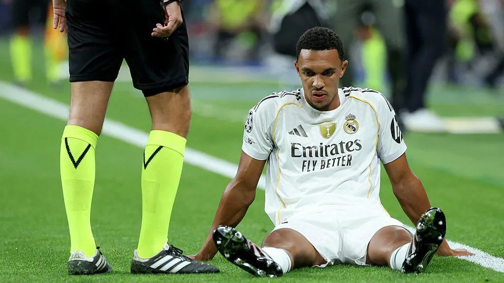 The English defender suffers untimely injury in Real Madrid UCL match