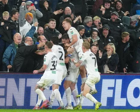 Pain for Forest's Manager as Swansea Shock Forest with Late Comeback
