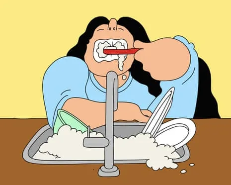 Ought Our Roommate Avoid Brushing Her Teeth at the Kitchen Sink?